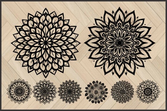 Black Line Art Mandala Review
