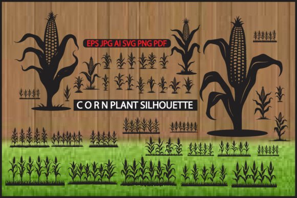 Corn Plant Silhouette Bundle Review