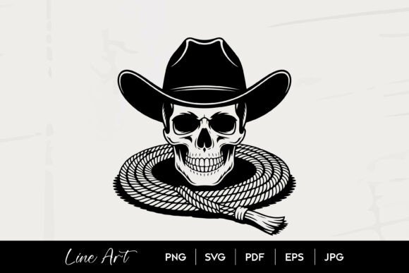 Cowboy Skull Rope SVG Embroidery Review