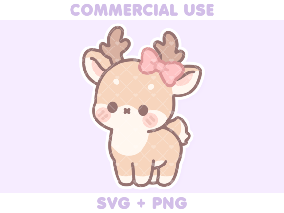 Cute Deer Wearing Bow Embroidery Review