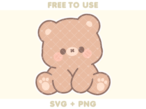 Cute Light Brown Bear Sitting: Real Embroidery Review