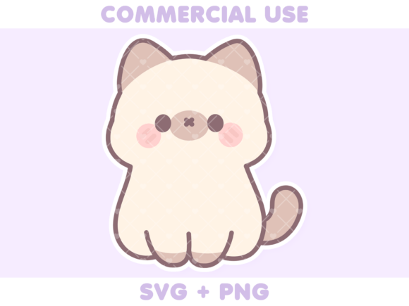 Cute Siamese Cat Sitting Review