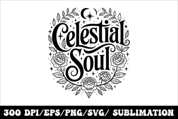 Mystical Floral Boho Typography Design Review