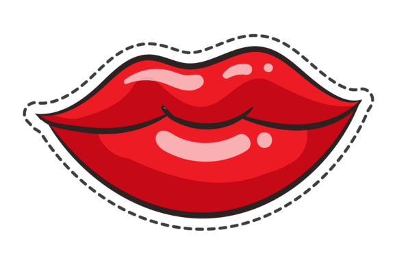 Red Lipstick Lips Embroidery Review