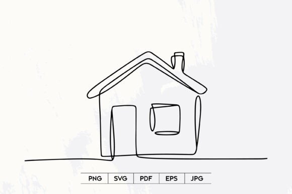 Simple House Line Art SVG Review