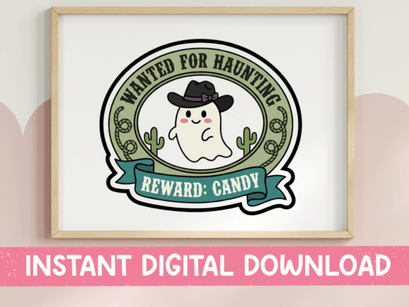 Wanted for Haunting Western Ghost Badge Review
